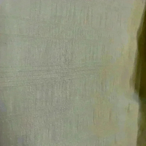 White Ruffle Sleeve Crew Neck Blouse, Size XL - Picture 2 of 3